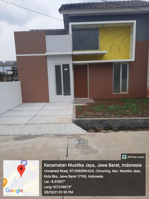 foto tampak rumah tipe 50/104 perumahan DUKUH ZAMRUD
