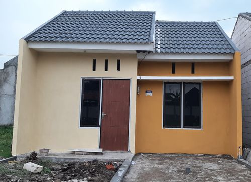foto tampak rumah tipe 30/62 perumahan Wirogunan Residence Tahap II dan III Lanjutan