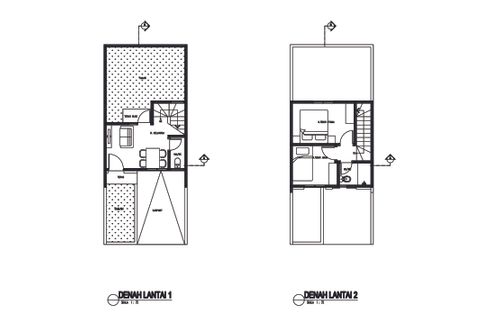 foto denah rumah tipe ERICA perumahan Puri Jaya 2
