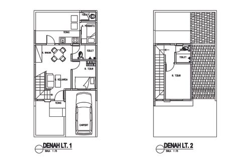 foto denah rumah tipe HYACINTH perumahan Puri Jaya 4