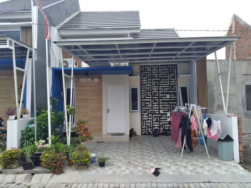 foto tampak rumah tipe amerta i-42 perumahan Graha Amerta Bunder 2