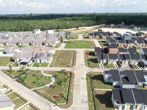 foto posisi tengah perumahan CitraRaya City Cluster Springhill