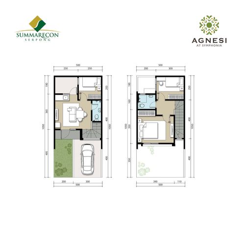 foto denah rumah tipe L5 Std Deluxe perumahan Cluster Agnesi