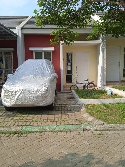 foto tampak rumah tipe VINCA perumahan Puri Jaya 8