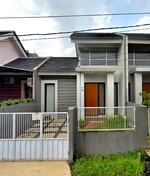 foto tampak rumah tipe 49/78 perumahan KEBUN RAYA RESIDENCE