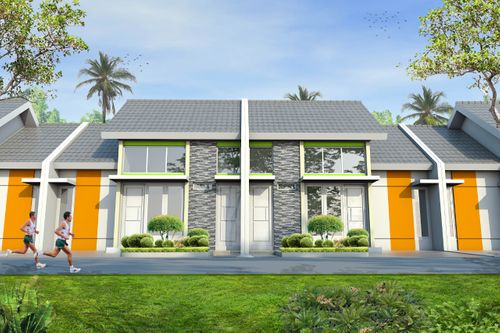 foto tampak rumah tipe 41/132 perumahan SENTUL INDAH RESIDENCE