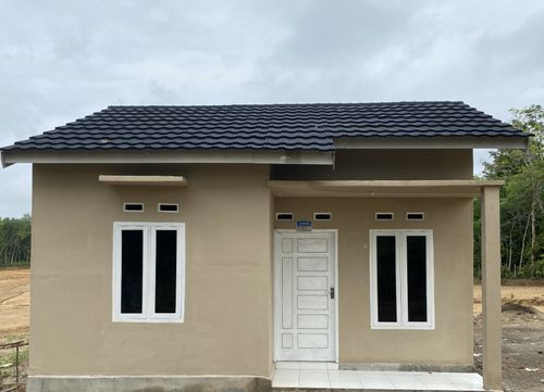 foto tampak rumah tipe 36 perumahan GRIYA HALIM BAROKAH 2
