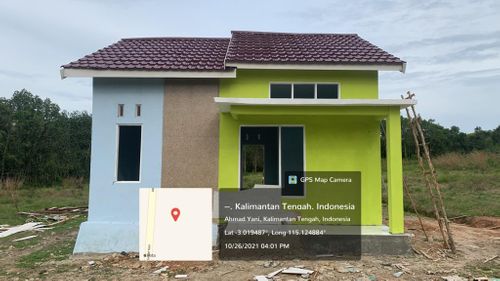 foto tampak rumah tipe 36 pondok alfaza perumahan Pondok Al-Faza