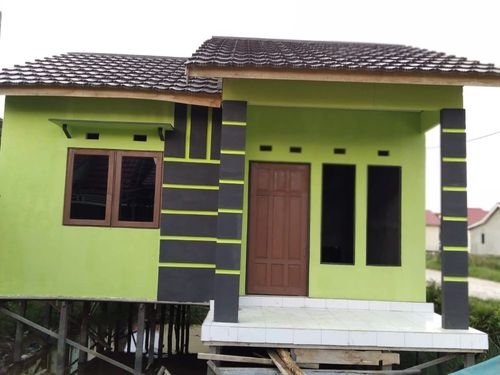 foto tampak rumah tipe 36/108 perumahan KOMPLEK BERANGAS PERMATA INDAH