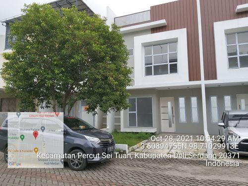 foto tampak rumah tipe crystal perumahan MUTIARA PALACE