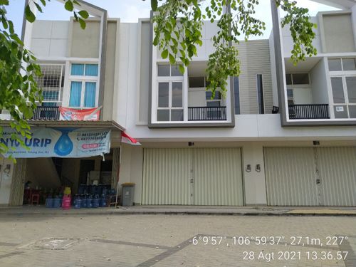foto denah rumah tipe Ruko Vasana perumahan RUKO VASANA KOTA HARAPAN INDAH