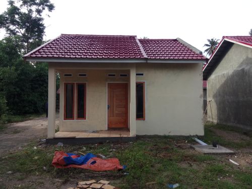 foto tampak rumah tipe 36/126 perumahan Perumahan Air Santok Asri