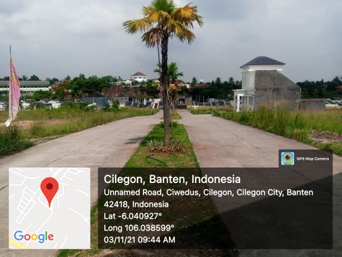 foto posisi tengah perumahan Bumi Rakata Asri