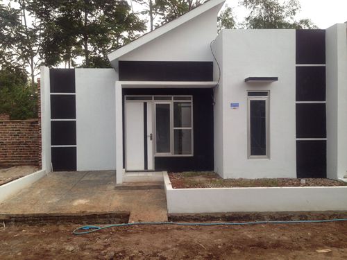 foto tampak rumah tipe Subsidi perumahan Green Cisalam Permai