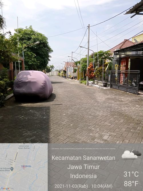 foto posisi tengah perumahan Tirtomadu residence