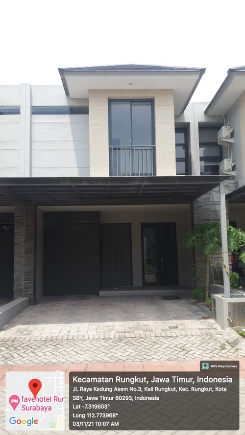 foto tampak rumah tipe BLUEBELL perumahan SPRINGVILLE RESIDENCE