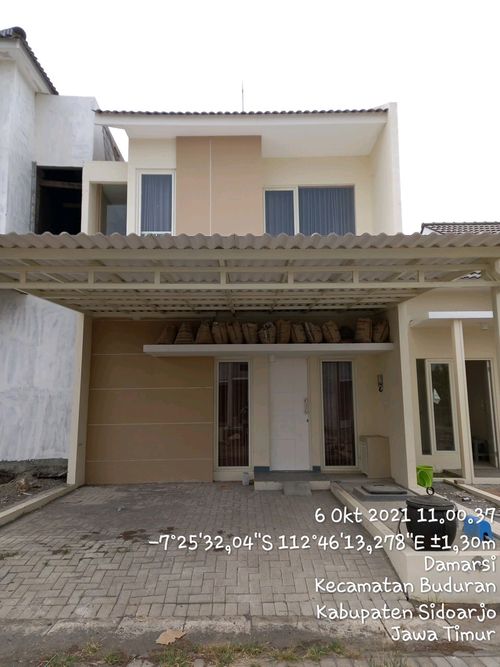 foto tampak rumah tipe 45 perumahan Newtown Park