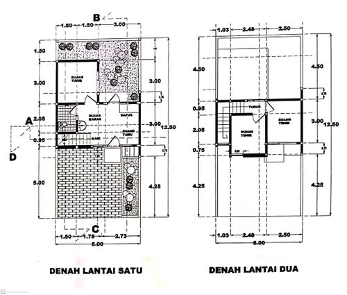 foto denah rumah tipe 45 perumahan Newtown Park