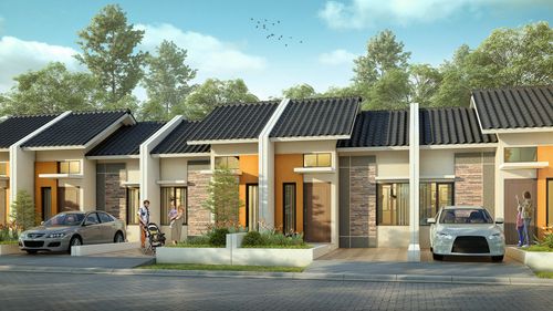 foto denah rumah tipe Atresia perumahan CLUSTER GALEA SEGARA CITY KHI