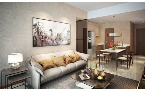 foto denah rumah tipe Tower 3-H 3 BR perumahan Apartement Marigold