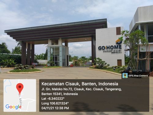 foto gerbang perumahan GO HOME RESIDENCE
