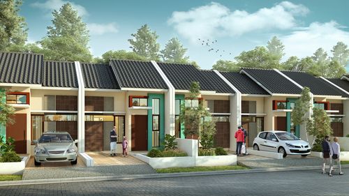 foto denah rumah tipe Calcea perumahan CLUSTER GALEA SEGARA CITY KHI