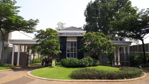 foto gerbang perumahan Cluster Edison