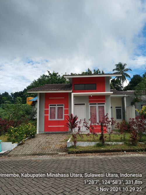 foto contoh rumah perumahan Homeland Residence Matungkas