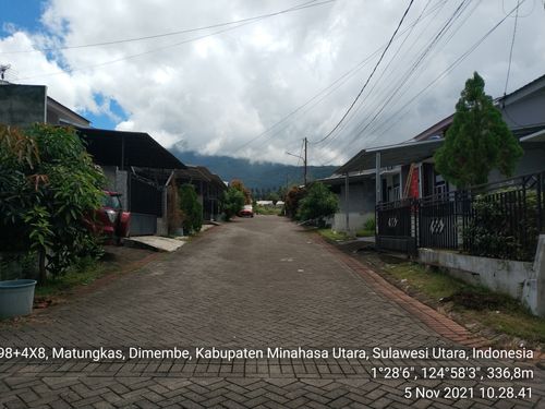foto posisi tengah perumahan Homeland Residence Matungkas