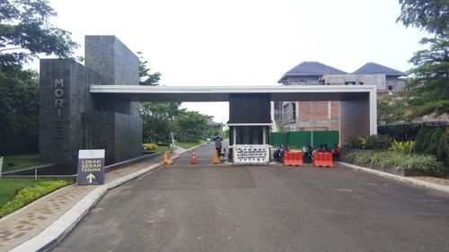 foto gerbang perumahan MORIZEN