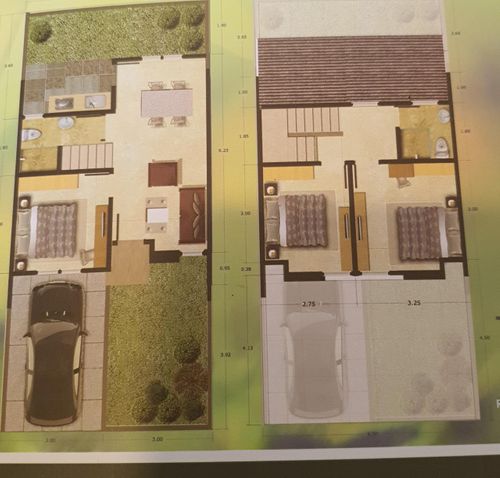 foto denah rumah tipe WILLETON perumahan ROYAL LIVING