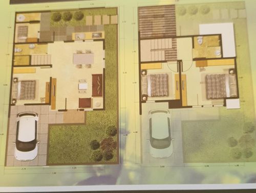 foto denah rumah tipe WATERFORD perumahan ROYAL LIVING