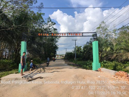 foto gerbang perumahan GRIYA BELILAS PERMAI TAHAP IV