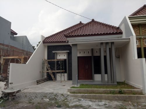 foto tampak rumah tipe CLUSTER 5 T.60 perumahan Tirtomadu residence