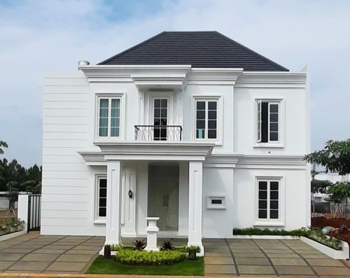 foto tampak rumah tipe Villa Ohana perumahan Kedaton Park Tahap 1