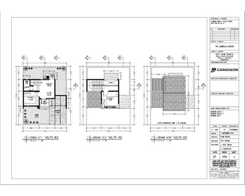 foto denah rumah tipe IRIS perumahan Mandiri Residence