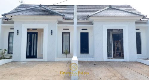 foto tampak rumah tipe 50/84 Azalea perumahan LAPALMA RESIDENCE