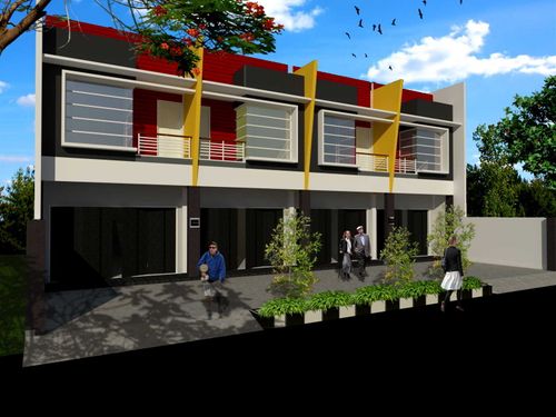 foto tampak rumah tipe KIOS perumahan PESONA MERITAI INDAH 1