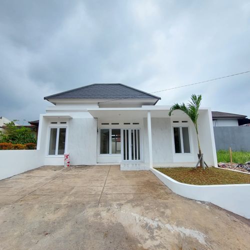 foto tampak rumah tipe 60/135 bougenvile perumahan LAPALMA RESIDENCE