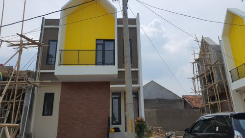 foto tampak rumah tipe 50 Compact (469) perumahan G-Land Katapang Residence 2