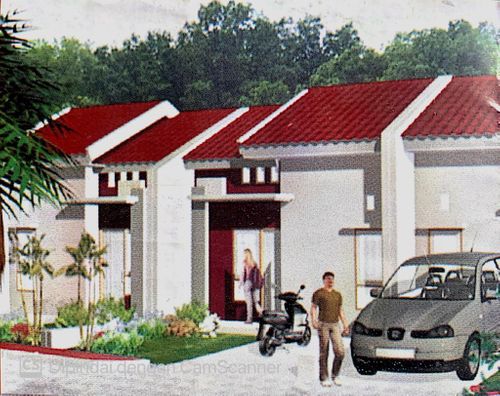 foto tampak rumah tipe 36 perumahan BUKIT ALAM SUTERA