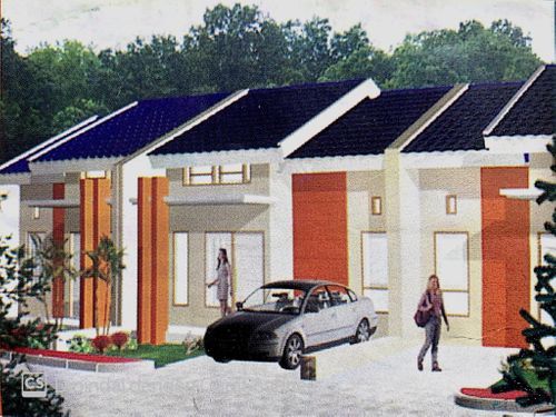 foto tampak rumah tipe 45 perumahan BUKIT ALAM SUTERA