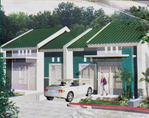 foto tampak rumah tipe 60 perumahan BUKIT ALAM SUTERA