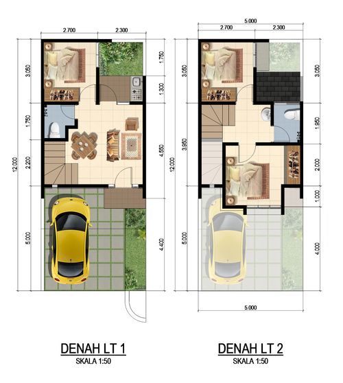 foto denah rumah tipe DAGO BOULEVARD perumahan VILA DAGO PAMULANG - 2