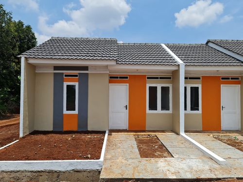 foto tampak rumah tipe 30/60 perumahan PUTRA KALIJATI RESIDENCE