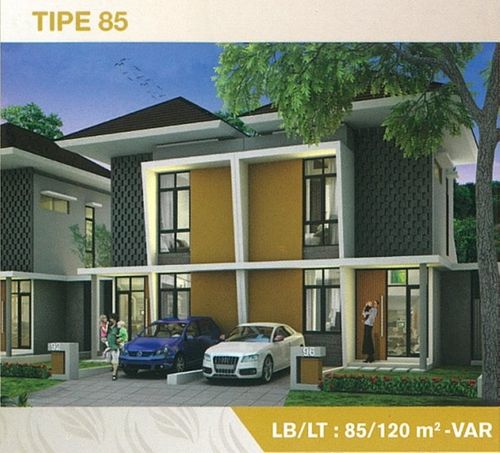 foto tampak rumah tipe 85 perumahan TAMAN SIMPRUK