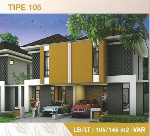 foto tampak rumah tipe 105 perumahan TAMAN SIMPRUK