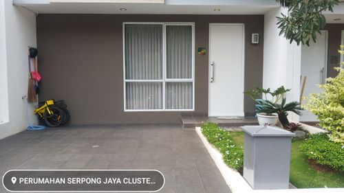 foto tampak rumah tipe POINSETTIA perumahan SERPONG JAYA THE GROOVE