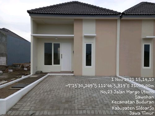 foto tampak rumah tipe 38 perumahan Newtown Park