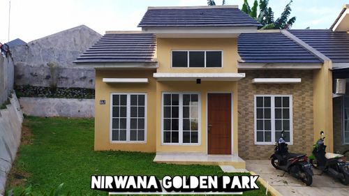 foto tampak rumah tipe 36 (Komersil) perumahan NIRWANA GOLDEN PARK